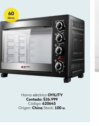 Horno Eléctrico Tivoli oferta en Coppel