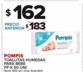 Carrefour Maxi Pompis Toallitas Humedas Para Bebe oferta