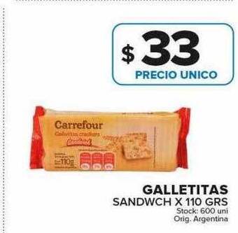 Carrefour Maxi Galletitas Sandwich oferta