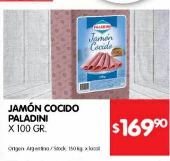 Disco Jamón Cocido Paladini oferta