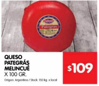 Disco Queso Pategrás Melincué oferta