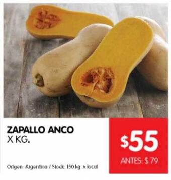Disco Zapallo Anco oferta