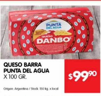 Disco Queso Barra Punta Del Agua oferta