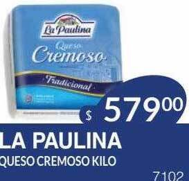 Masivos La Paulina Queso Cremoso oferta