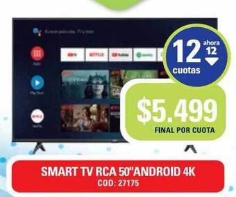 Maxiconsumo Smart Tv Rca 50 oferta