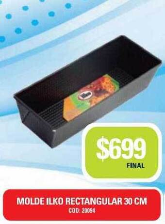 Maxiconsumo Molde Ilko Rectangular oferta