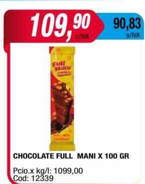 Maxiconsumo Chocolate Full Mani oferta