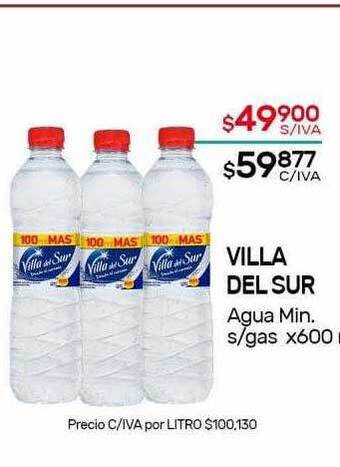 Nini Mayorista Villa Del Sur Agua Min S Gas oferta