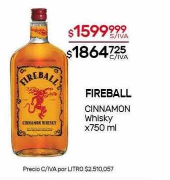 Nini Mayorista Fireball Cinnamon Whisky oferta