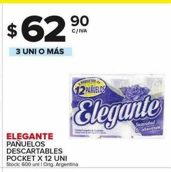 Carrefour Maxi Elegante Pañuelos Descartables Pocket oferta