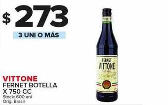 Carrefour Maxi Vittone Fernet Botella oferta