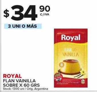 Carrefour Maxi Royal Flan Vainilla Sobre oferta