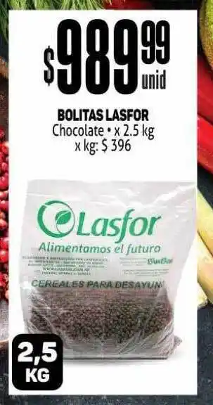 Makro Bolitas Lasfor Chocolate oferta