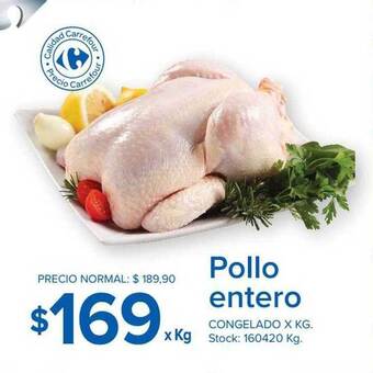 Carrefour Market Pollo Entero oferta
