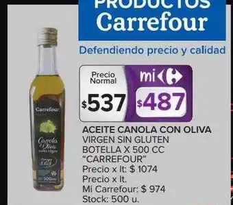 Carrefour Market Aceite Canola Con Oliva oferta