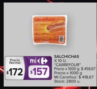 Carrefour Market Salchichas oferta