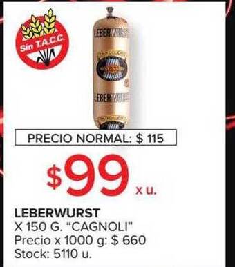 Carrefour Market Leberwurst oferta