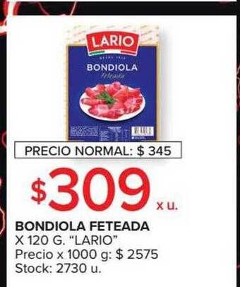 Carrefour Market Bondiola Feteada oferta