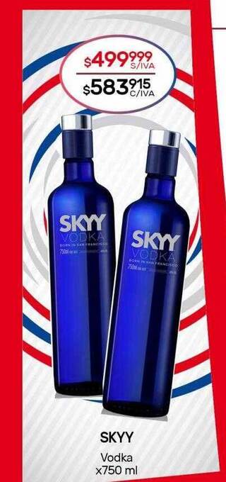Nini Mayorista Skyy Vodka oferta