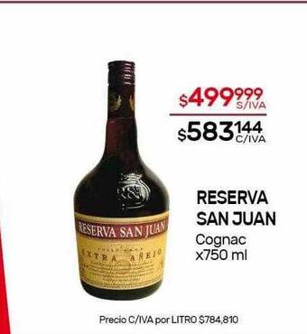 Nini Mayorista Reserva San Juan Cognac oferta