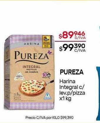 Nini Mayorista Pureza Harina Integral C Lev P Pizza oferta