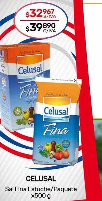 Nini Mayorista Celusal Sal Fina Estuche Paquete oferta