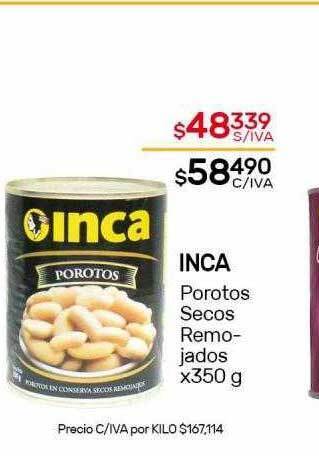 Nini Mayorista Inca Porotos Secos Remojados oferta