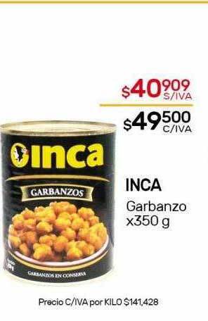 Nini Mayorista Inca Garbanzo oferta