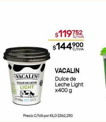 Nini Mayorista Vacalin Dulce De Leche Light oferta