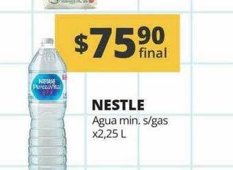 Nini Mayorista Nestle Agua Min S Gas oferta