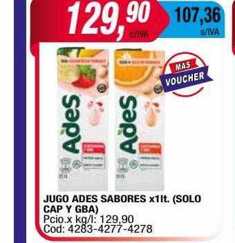 Maxiconsumo Jugo Ades oferta