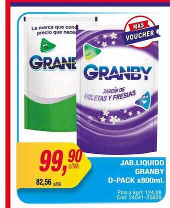 Maxiconsumo Jab Liquido Granby oferta