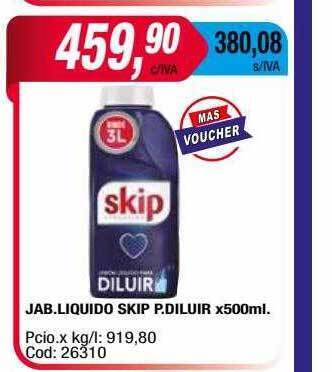 Maxiconsumo Jab Liquido Skip oferta