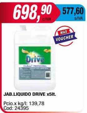 Maxiconsumo Jab Liquido Drive oferta