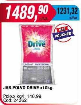 Maxiconsumo Jab Polvo Drive oferta