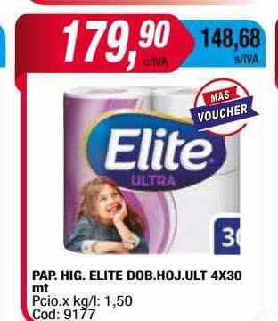 Maxiconsumo Pap Hig Elite oferta