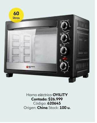 Horno Eléctrico Oyility