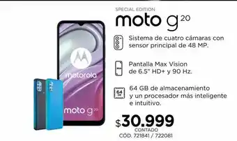 Coppel Moto G20 Motorola oferta