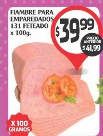 Fiambre Para Emparedados 131 Feteado