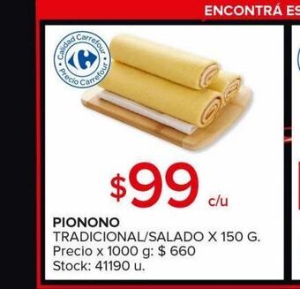 Carrefour Maxi Pionono oferta