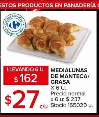Carrefour Maxi Medialunas de manteca oferta