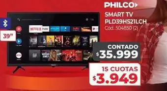 Naldo Lombardi Smart tv 39" philco oferta