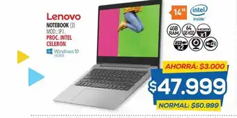 Casa del Audio Notebook lenovo oferta
