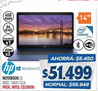 Casa del Audio Notebook hp oferta