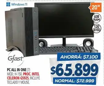 Pc escritorio gfast