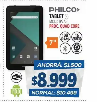 Casa del Audio Tablet philco oferta