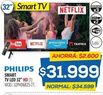 Casa del Audio Smart tv philips 32" oferta