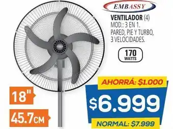 Ventiladores embassy