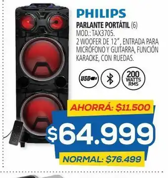 Casa del Audio Parlantes bluetooth philips oferta