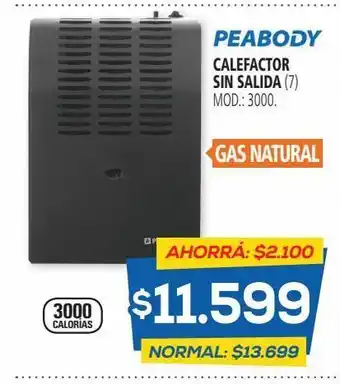 Casa del Audio Calefactor peabody oferta